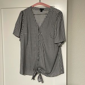 Gingham Ann Taylor Blouse
